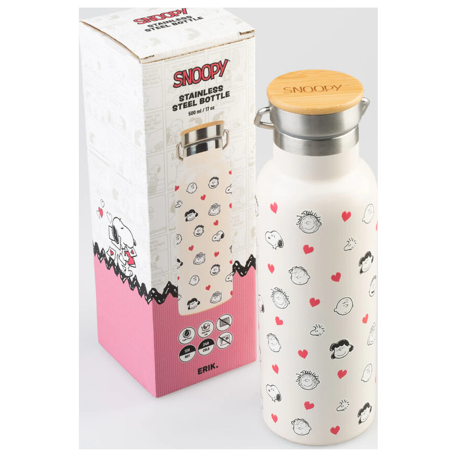 Peanuts Snoopy Stainless steel bottle 500ml product photo