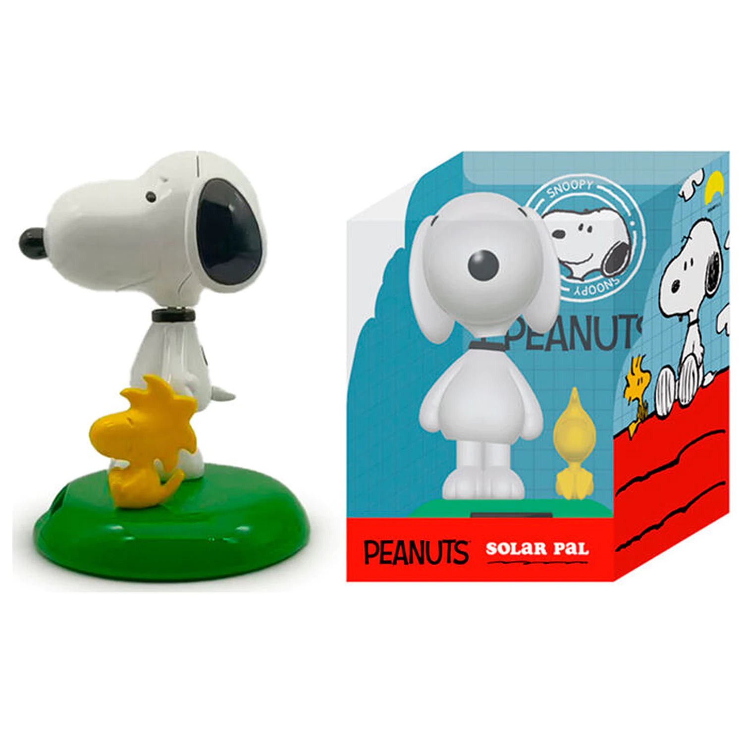 Peanuts Snoopy & Woodstock solar doll product photo