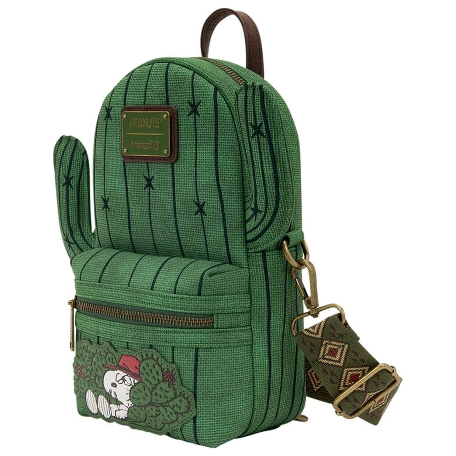 Peanuts by Loungefly Crossbody Bag Spike Desert Cactus product photo