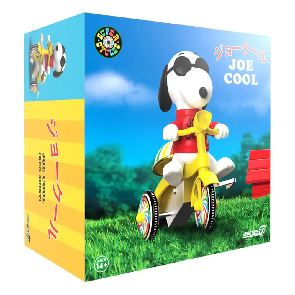 Peanuts Super Cycles Action Figure Joe Cool (Red with Yellow Trike) 13 cm product photo