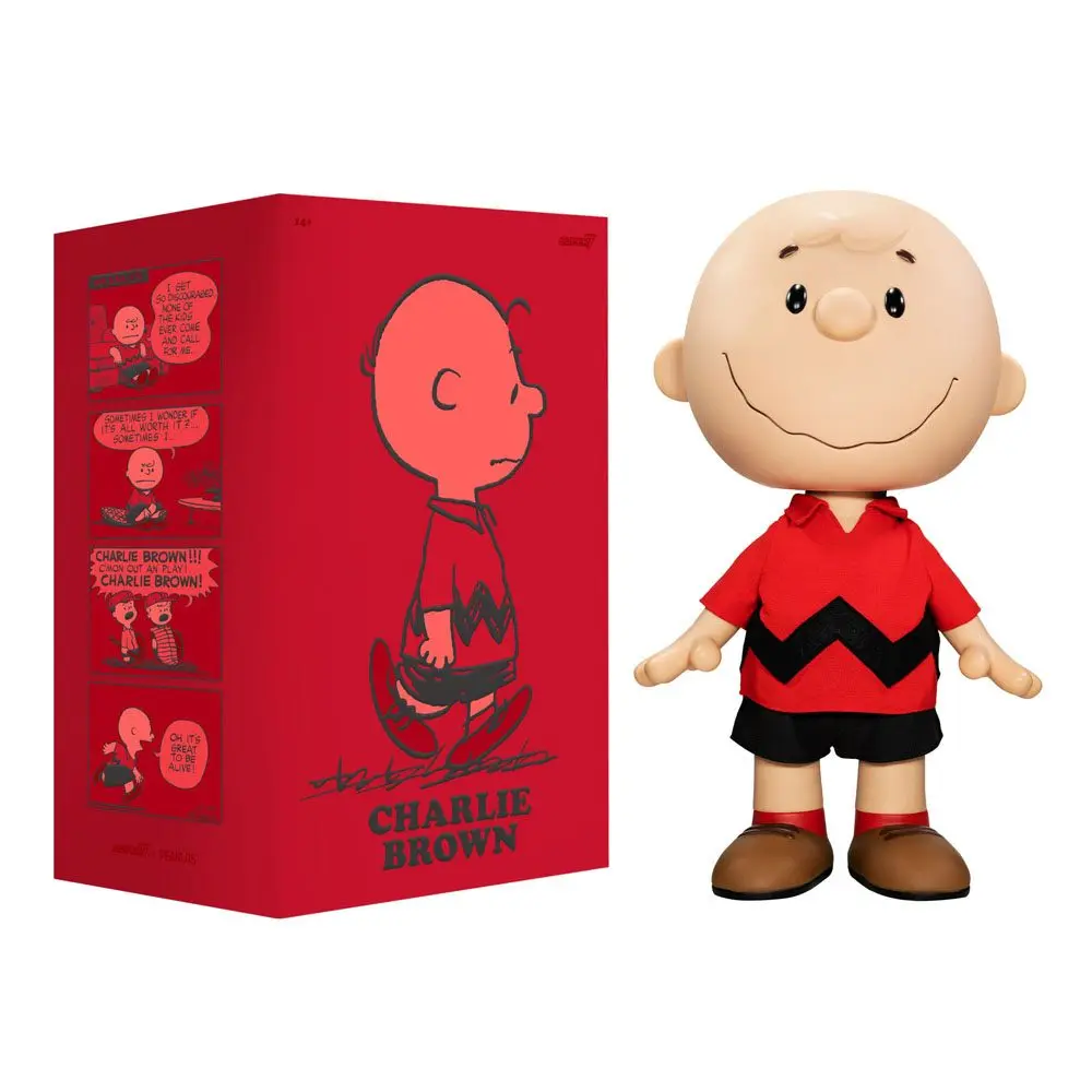 Peanuts Supersize Action Figure Charlie Brown (Red Shirt) 41 cm product photo