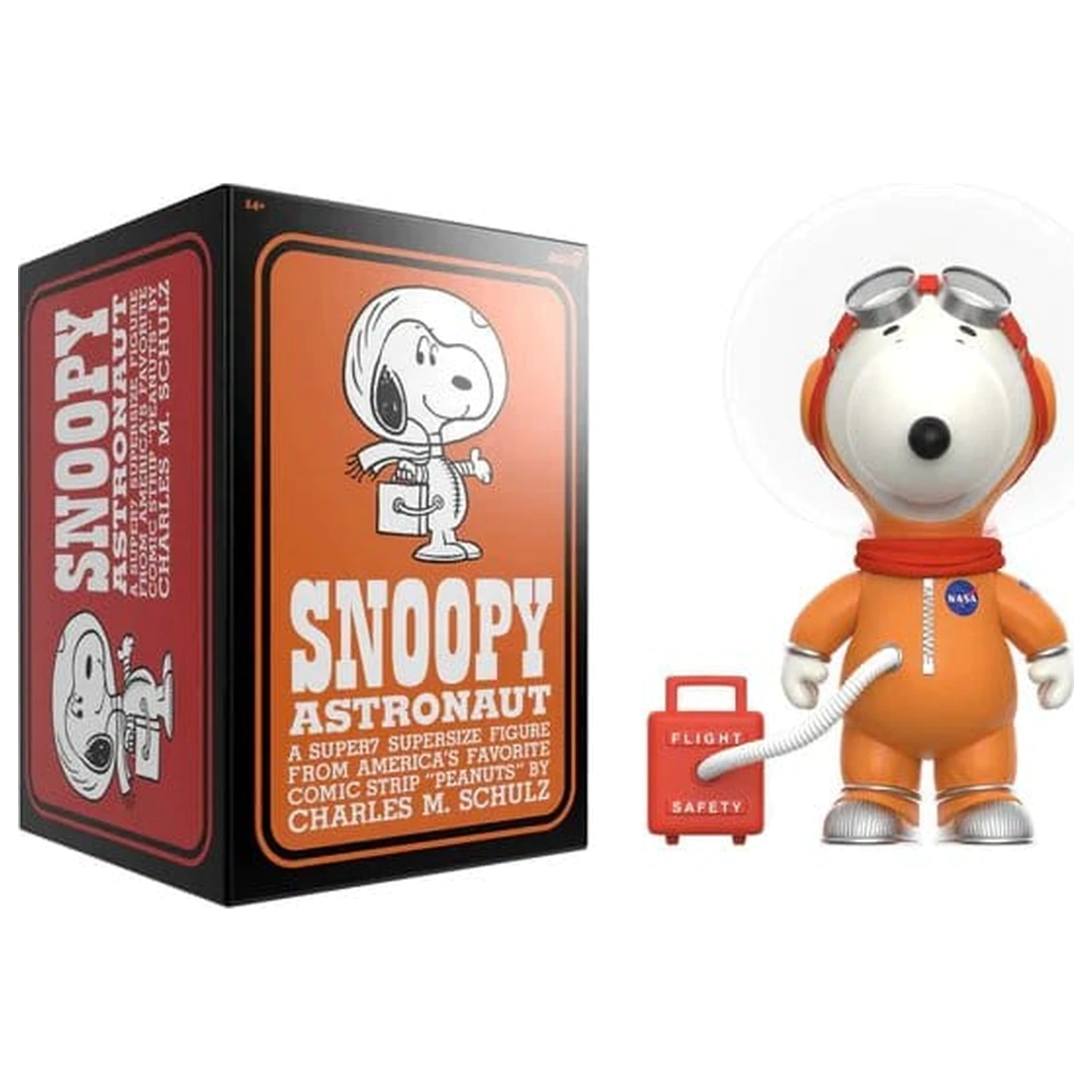 Peanuts Supersize Vinyl Action Figure Snoopy Spacesuit Orange 30 cm      product photo