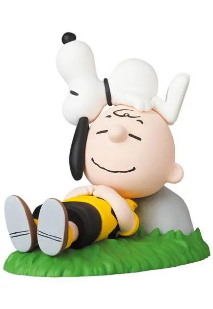 Peanuts UDF Series 13 Mini Figure Napping Charlie Brown &amp; Snoopy 10 cm product photo