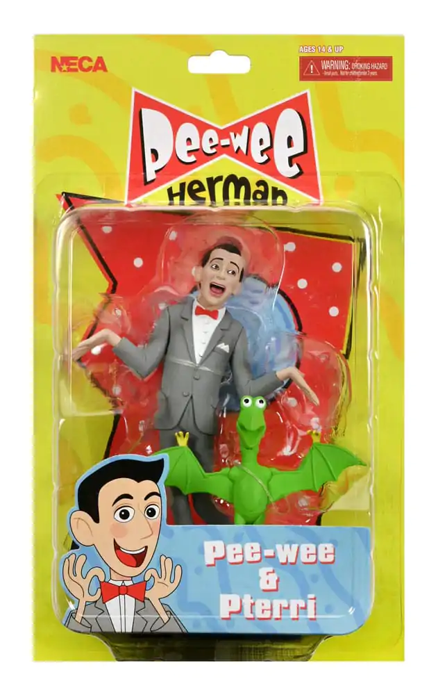 Pee-Wee Herman Toony Classics Figure Pee-Wee &amp; Pterri 15 cm product photo