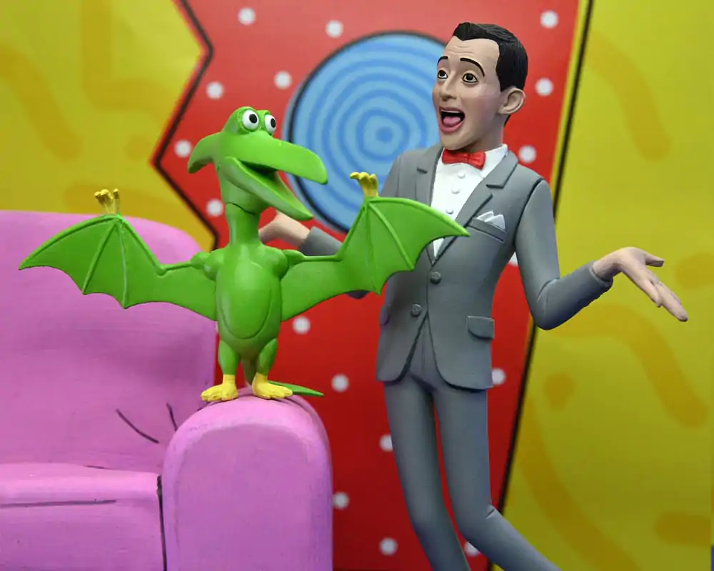 Pee-Wee Herman Toony Classics Figure Pee-Wee &amp; Pterri 15 cm product photo