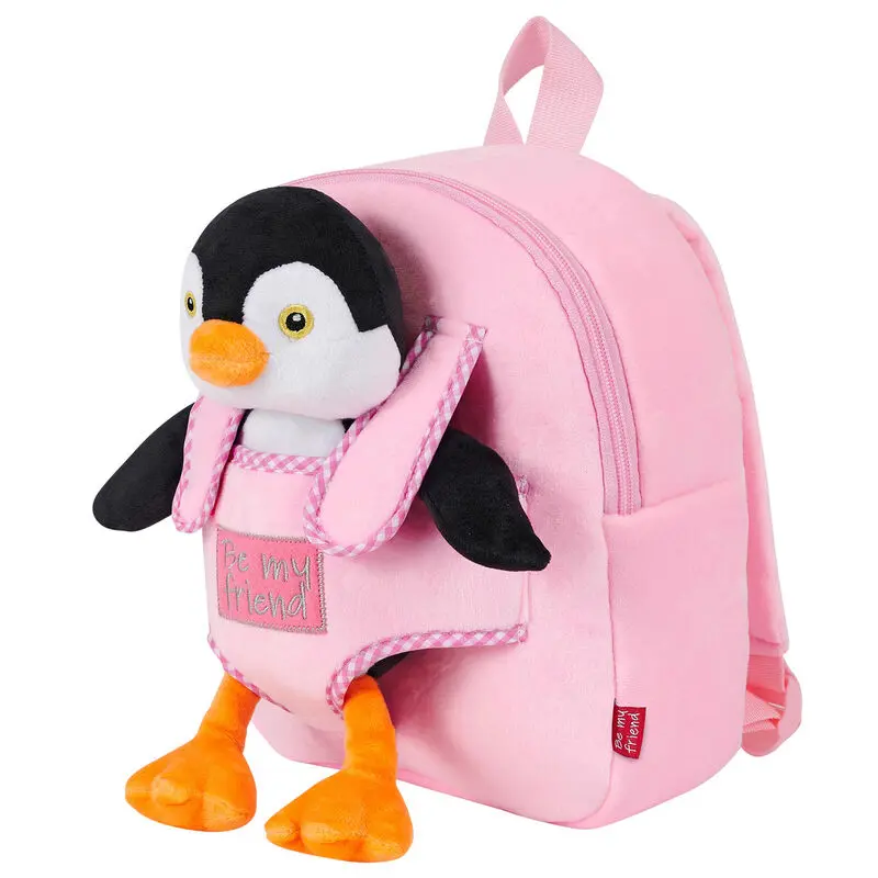 Peggie Penguin reversible backpack with plush toy 27cm termékfotó