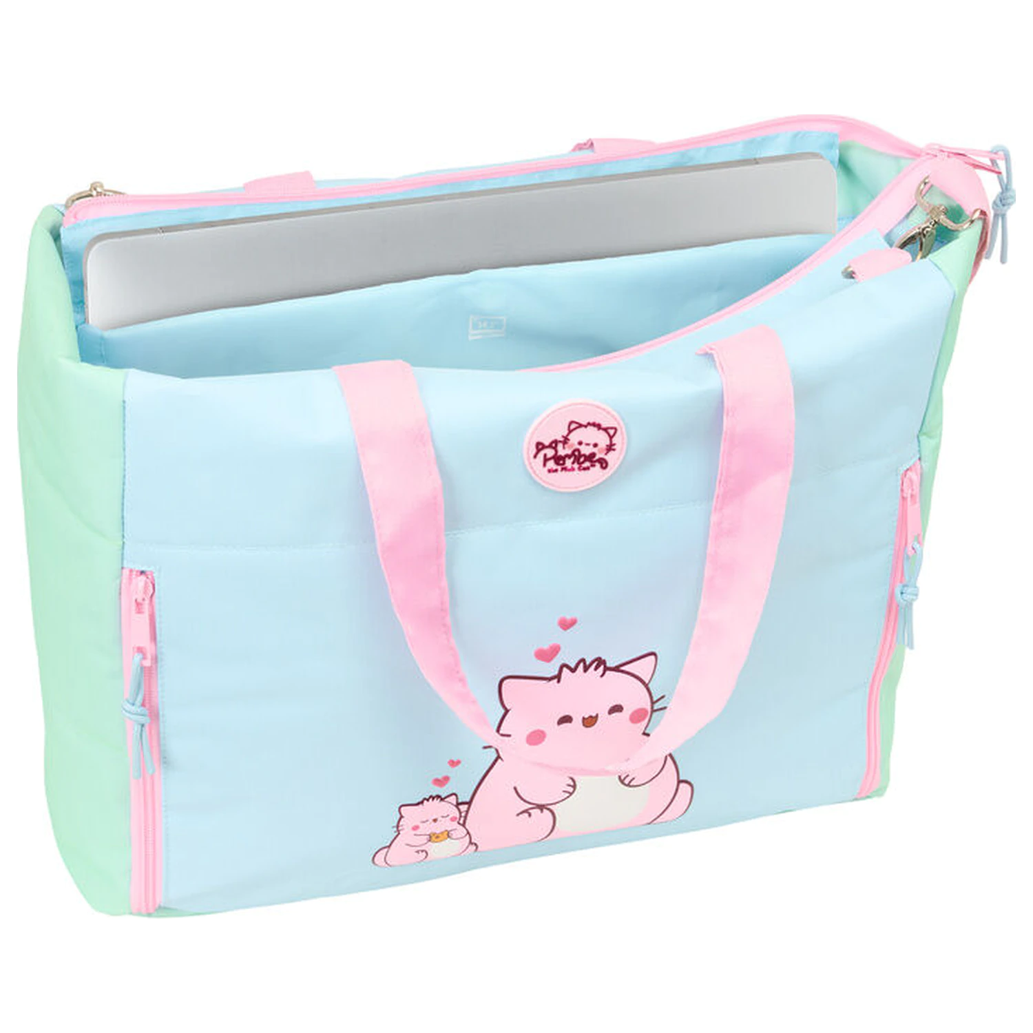 Pembe The Pink Cat laptop bag product photo