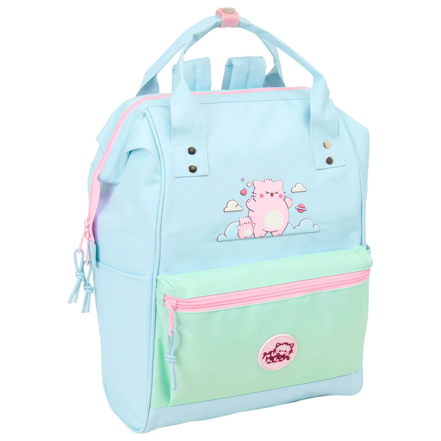Pembe The Pink Cat backpack with laptop case 40cm product photo