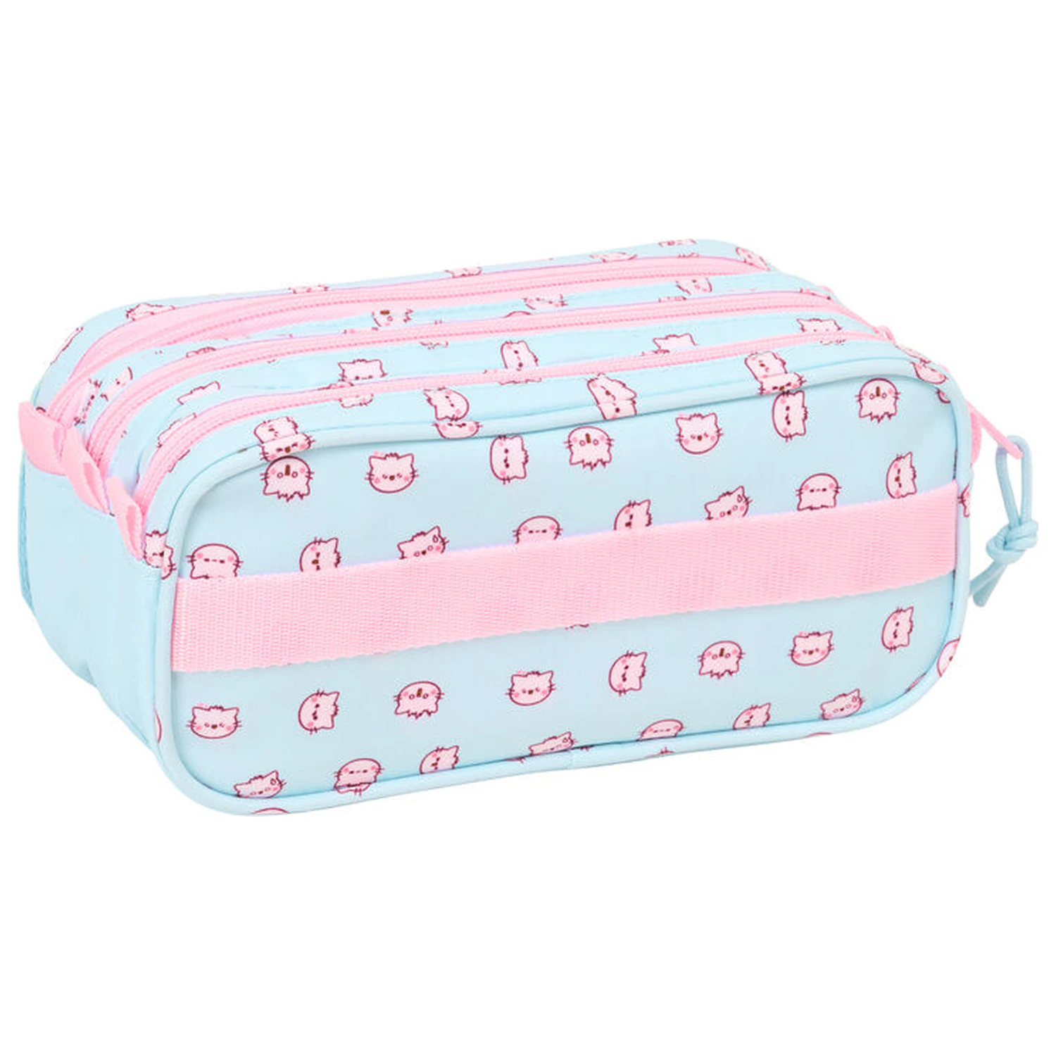 Pembe The Pink Cat triple pencil case product photo