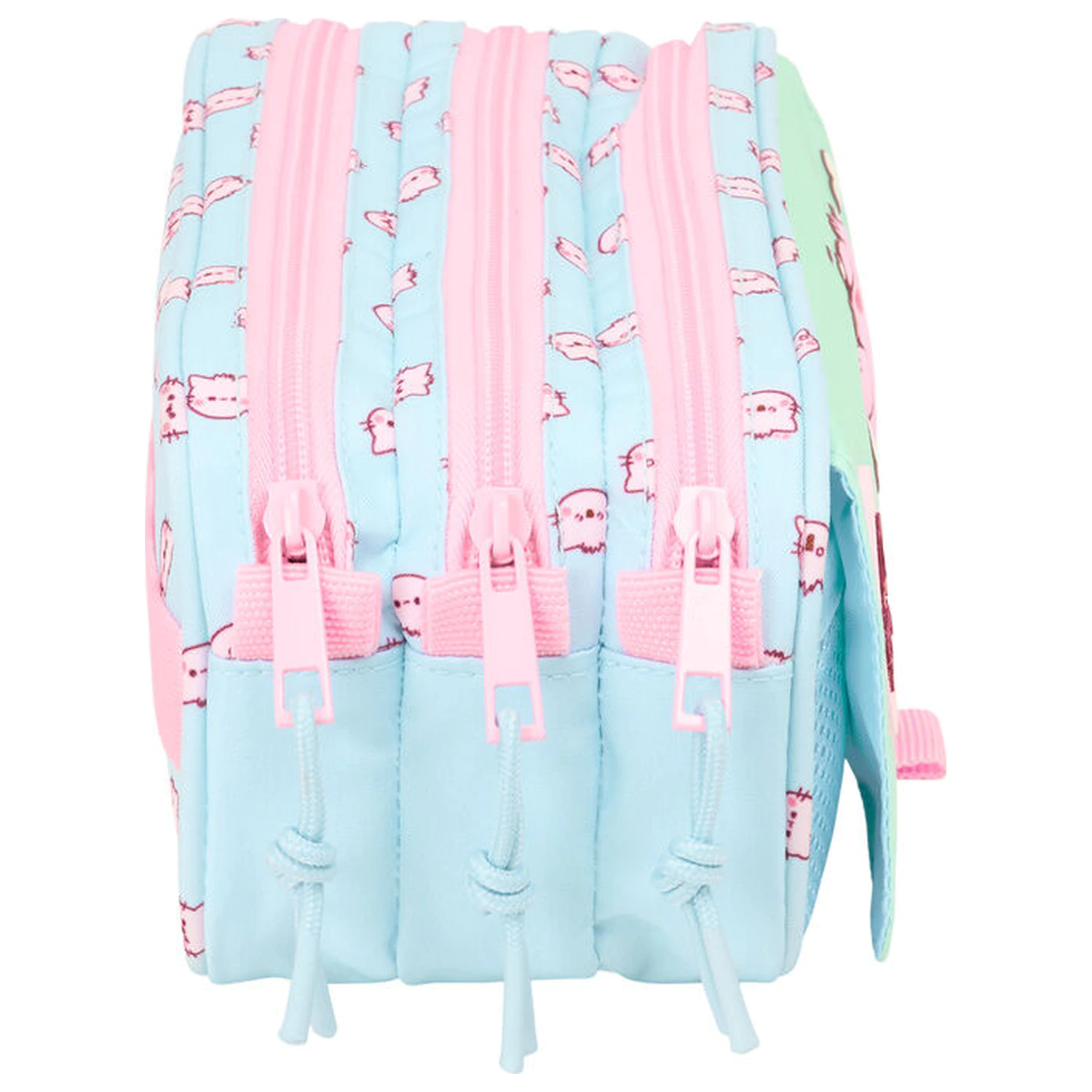 Pembe The Pink Cat triple pencil case product photo