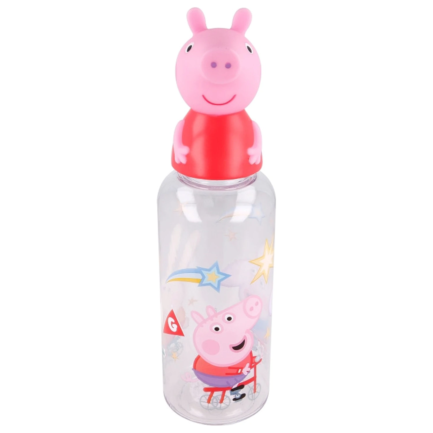 Peppa Pig 3D Cycle Figurine plastic water bottle 560 ml product photo