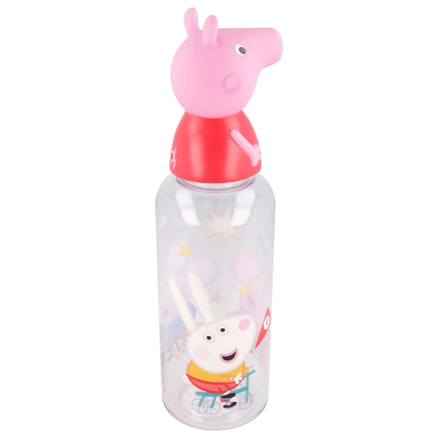 Peppa Pig 3D Cycle Figurine plastic water bottle 560 ml product photo