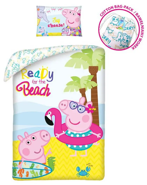 Peppa Pig Duvet Cover Set 140x200cm, 70x90cm product photo