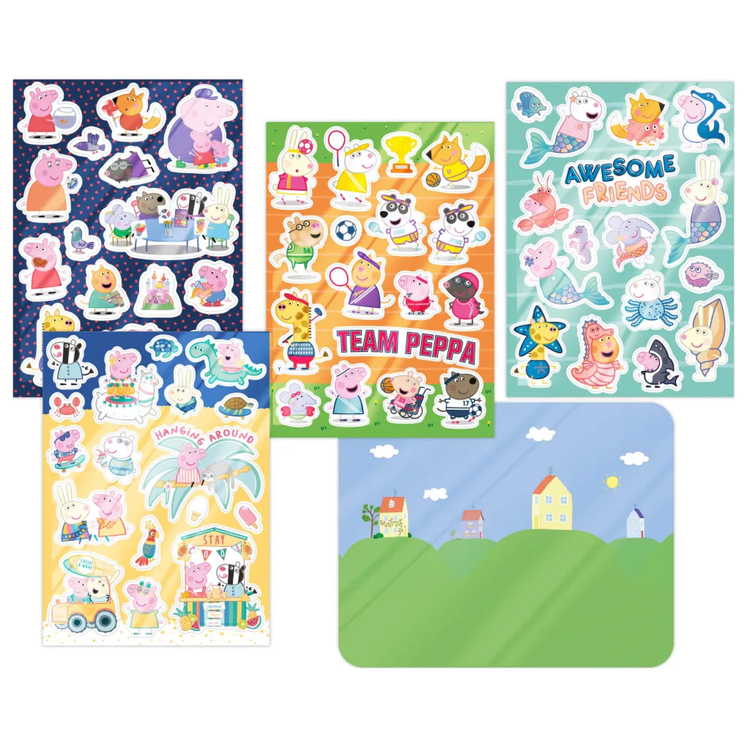 Peppa Pig Awesome Friends Window Decal Set product photo