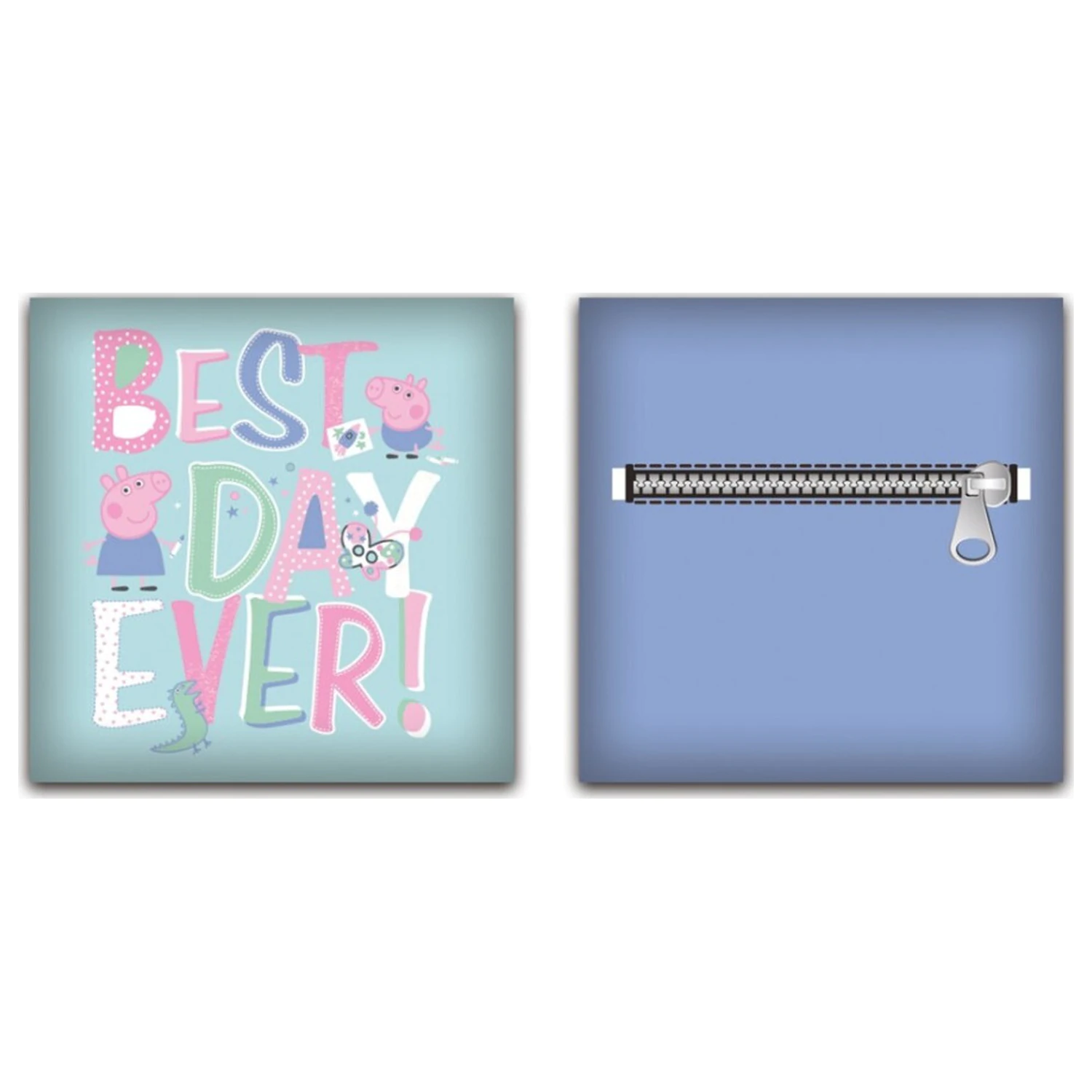 Peppa Pig Best Day Cushion, Decorative Pillow with Removable Cover product photo