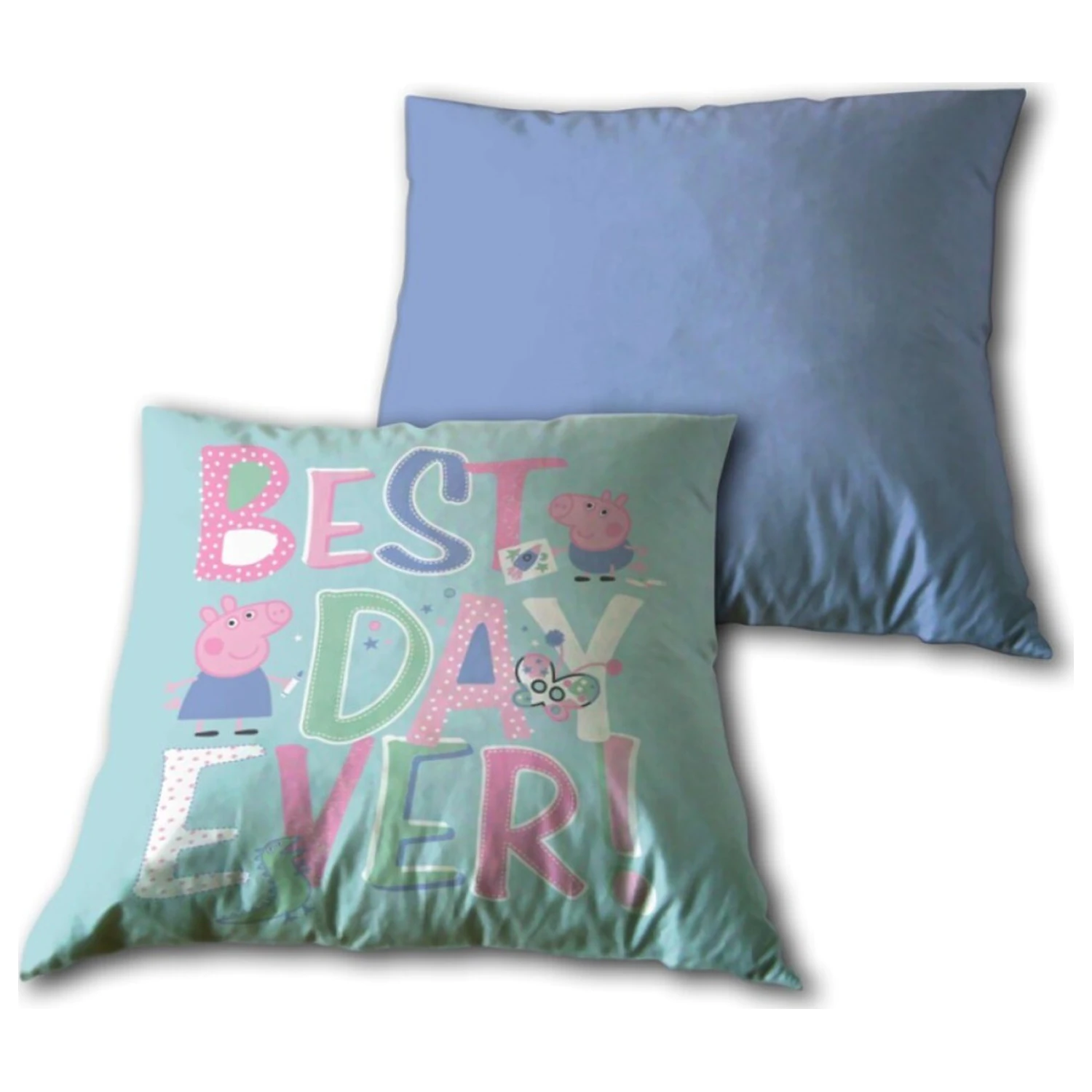 Peppa Pig Best Day Cushion, Decorative Pillow with Removable Cover product photo