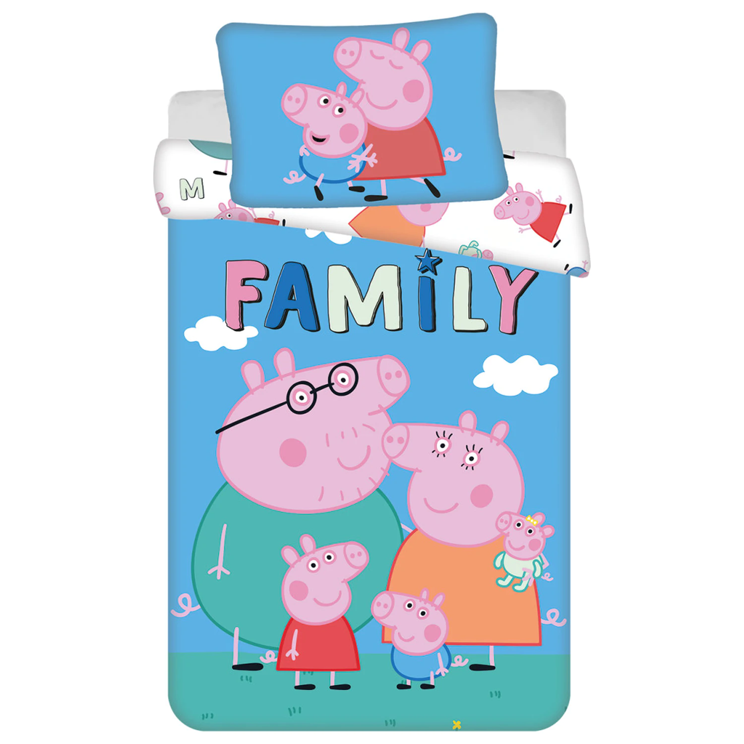 Peppa Pig Big Pig Family kids, preschool duvet cover product photo