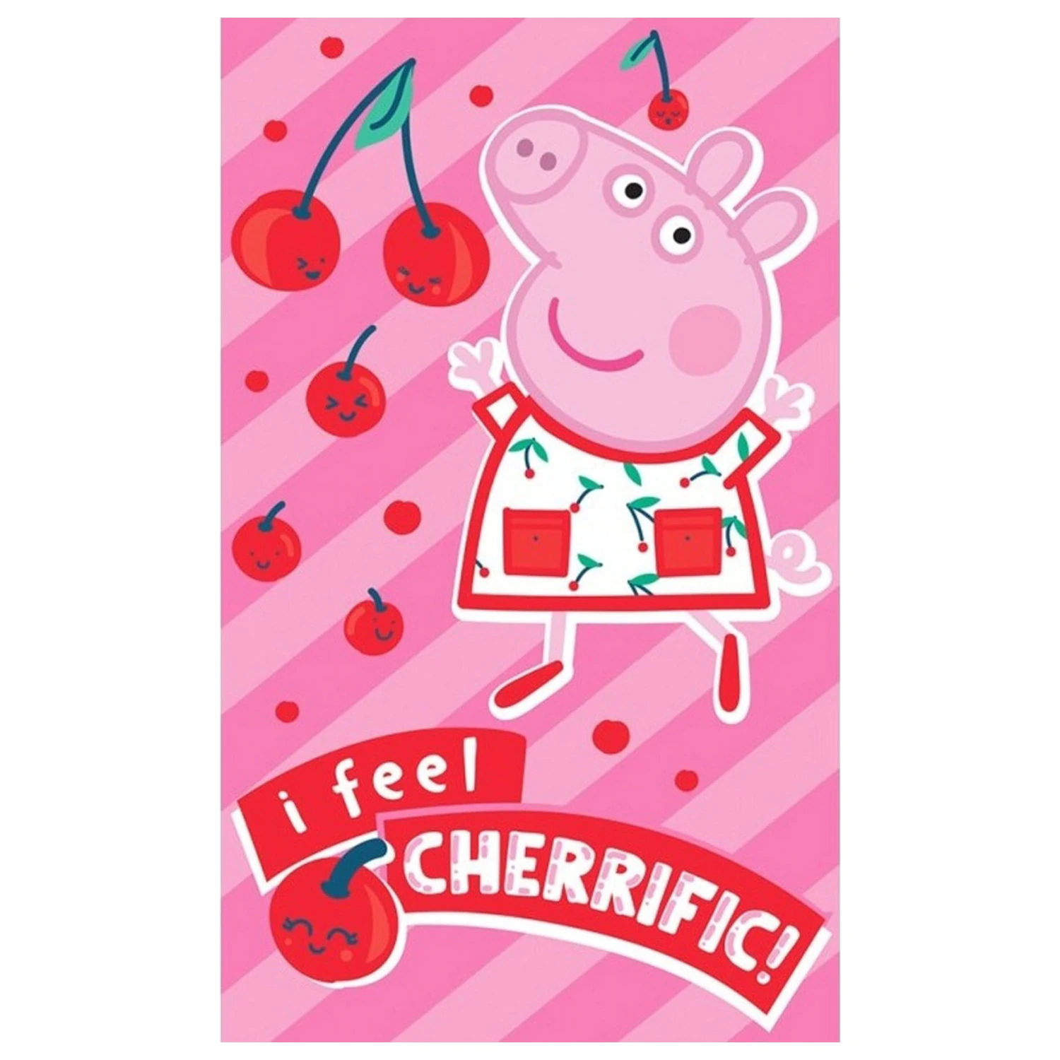 Peppa Pig Cherrific hand towel, face towel, towel product photo