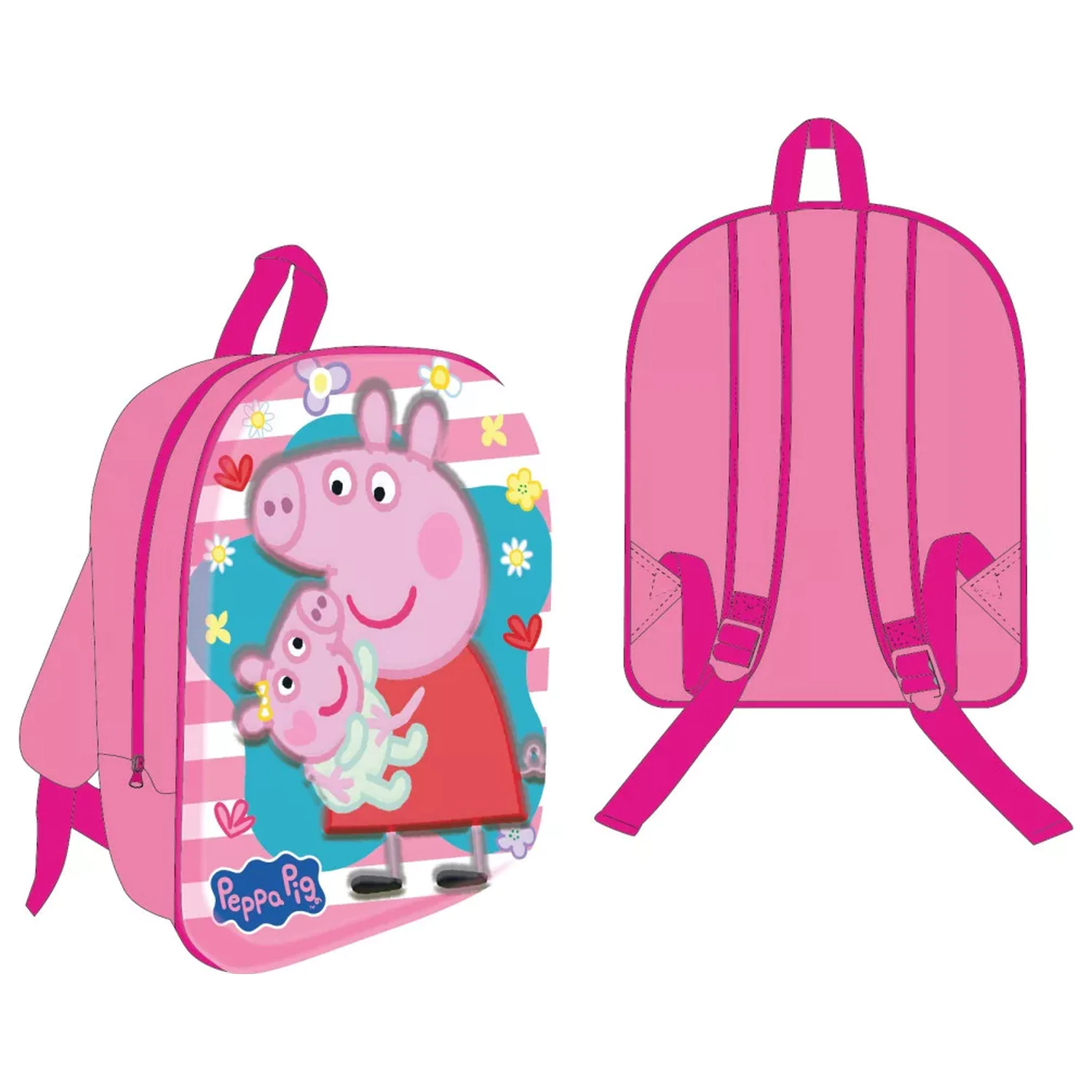 Peppa Pig Evie 3D Backpack, Bag 30 cm product photo