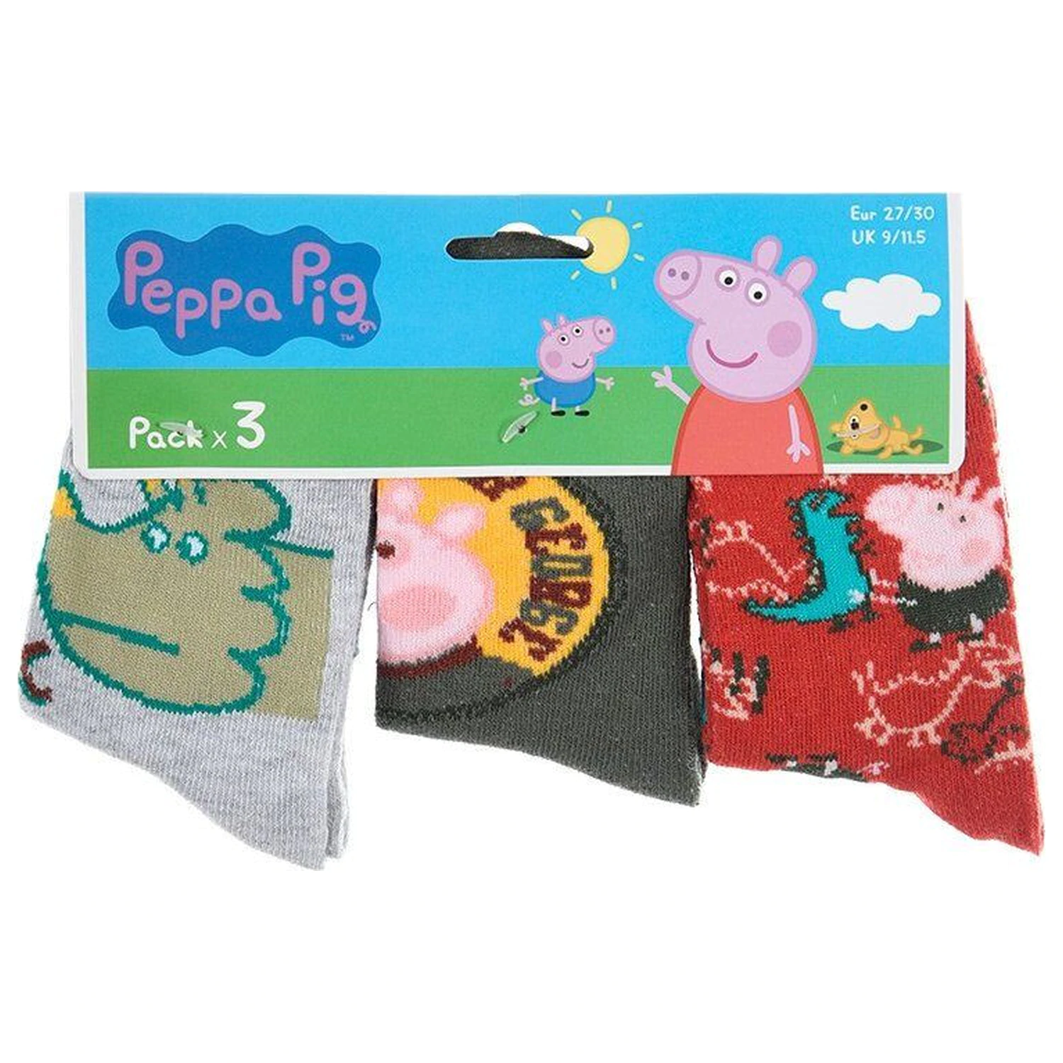 Peppa Pig Explore Kids' Socks 27/30 product photo
