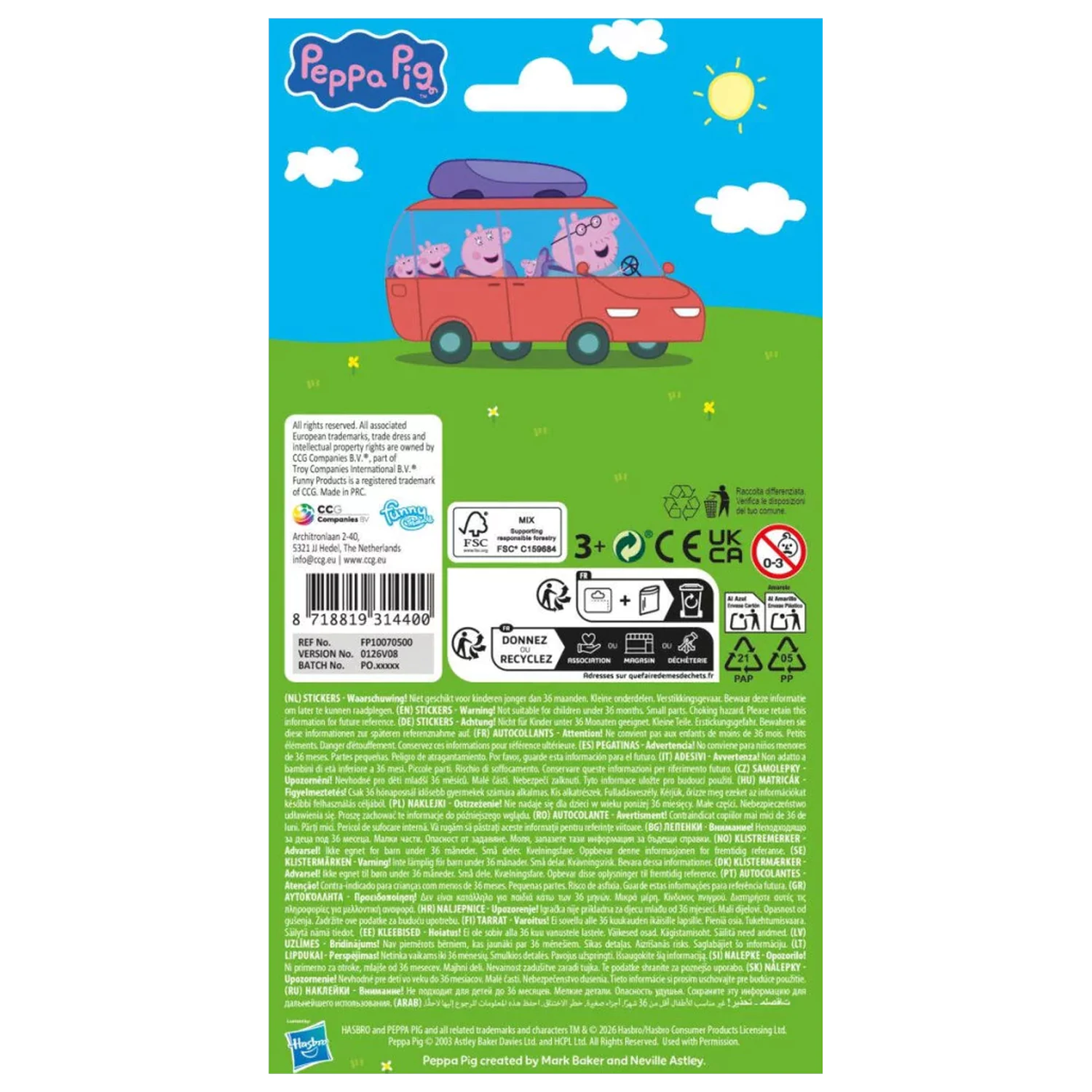 Peppa Pig Family Time sticker product photo