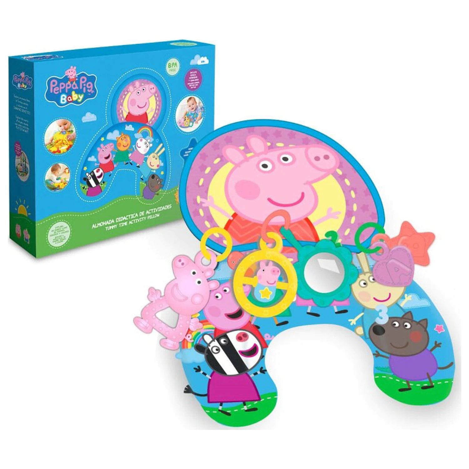Peppa Pig Friends activity pillow product photo