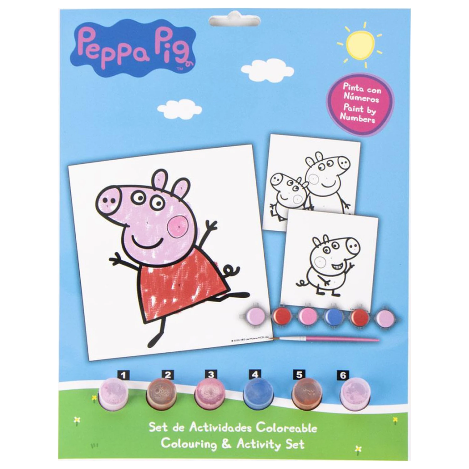 Peppa Pig Fun Numbered Coloring Set product photo