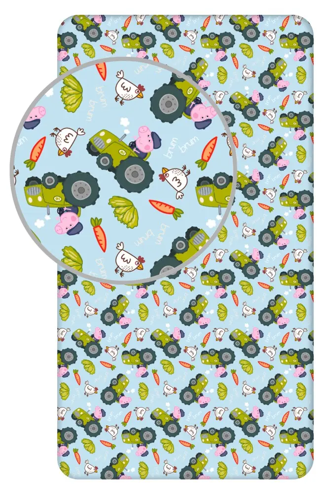 Peppa Pig fitted sheet 90*200 cm product photo