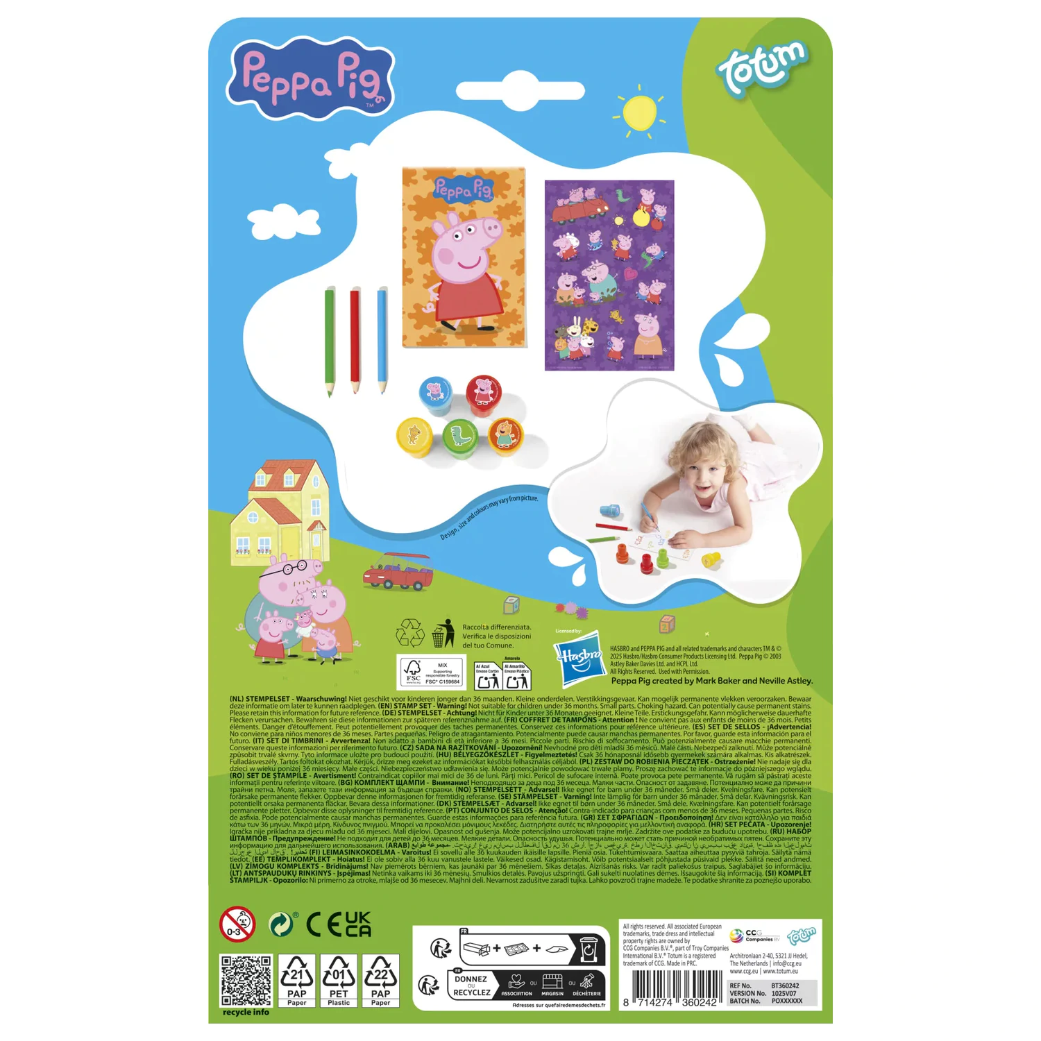 Peppa Pig Happiness Stamper Creative Set product photo