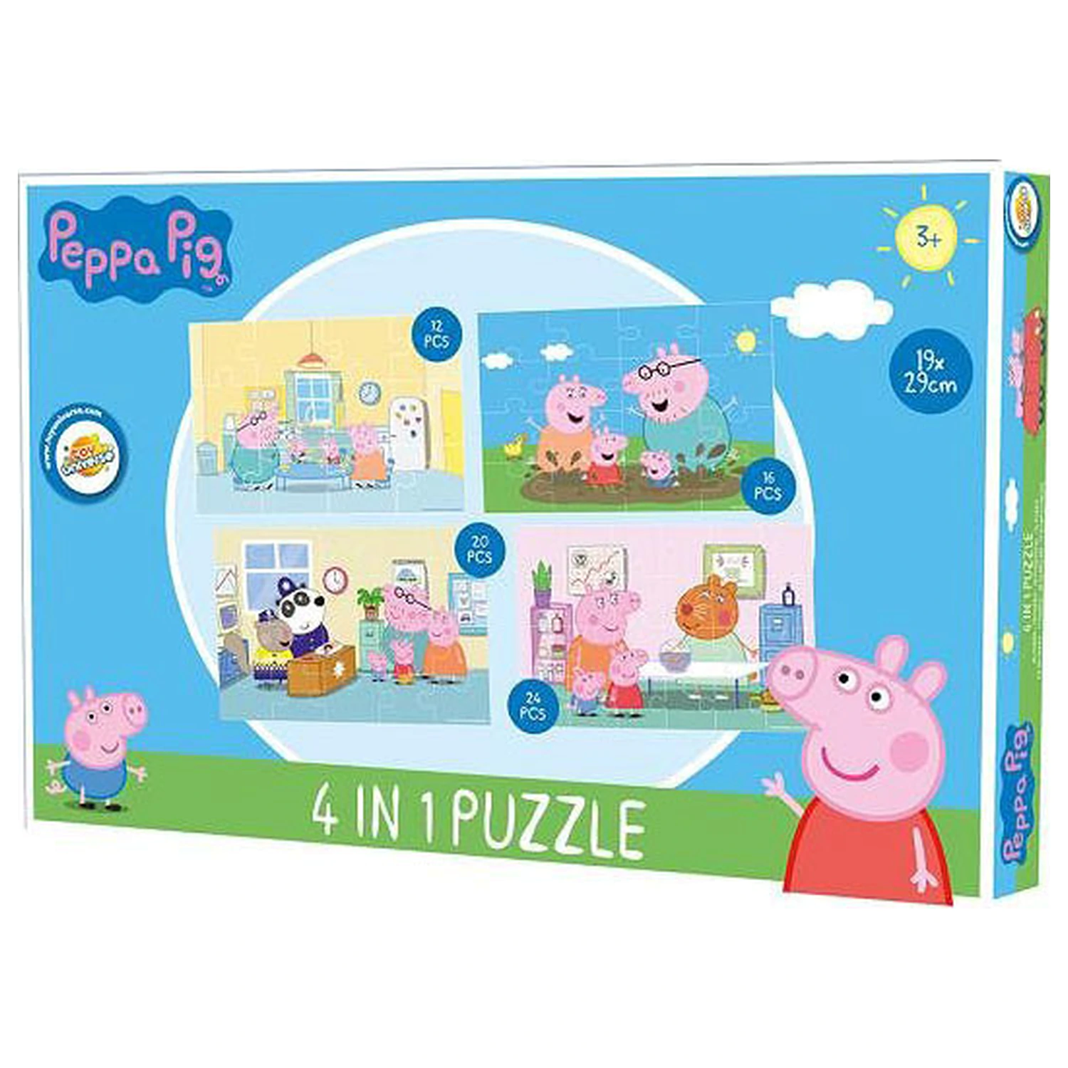 Peppa Pig Home Puzzle 4-in-1 product photo