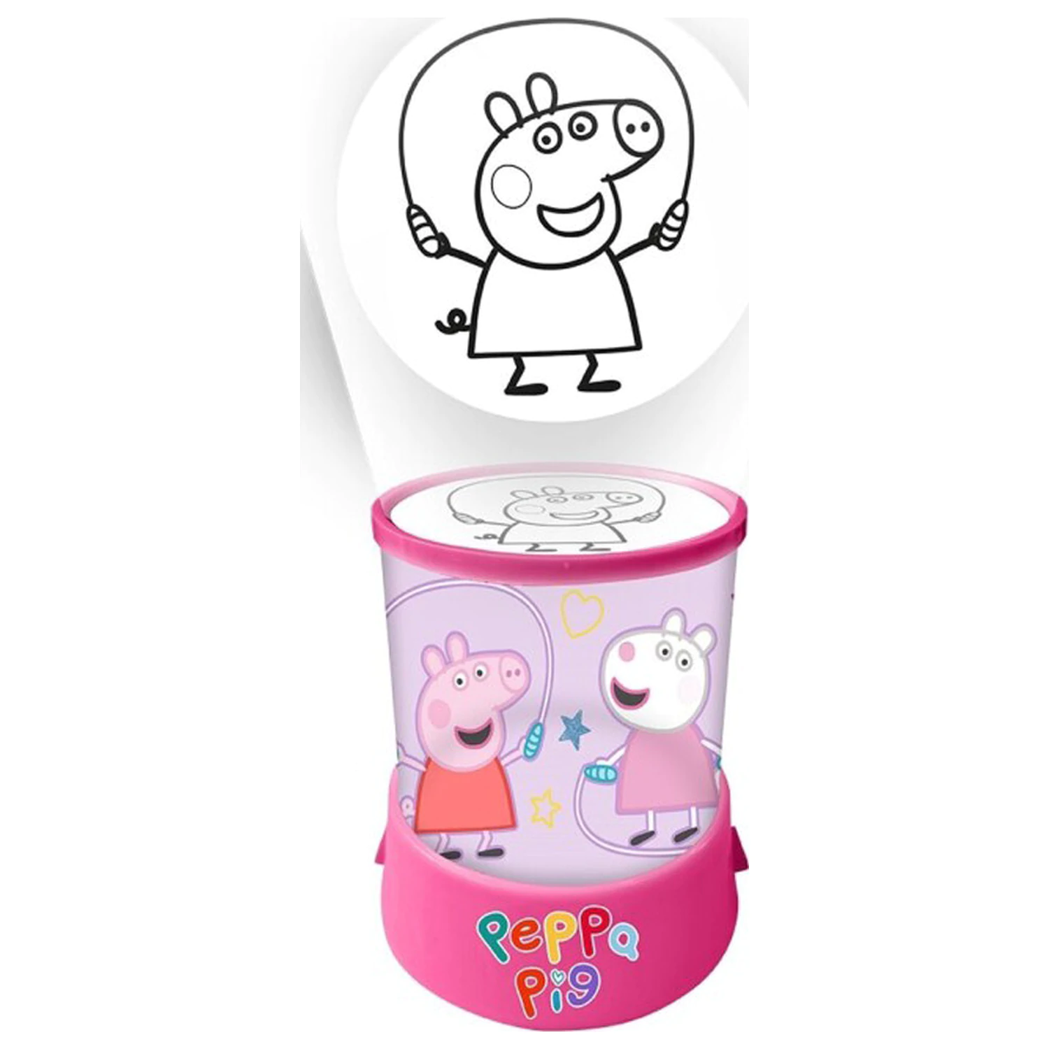 Peppa Pig Jump Rope 2-in-1 Projector, Lamp, Night Light product photo