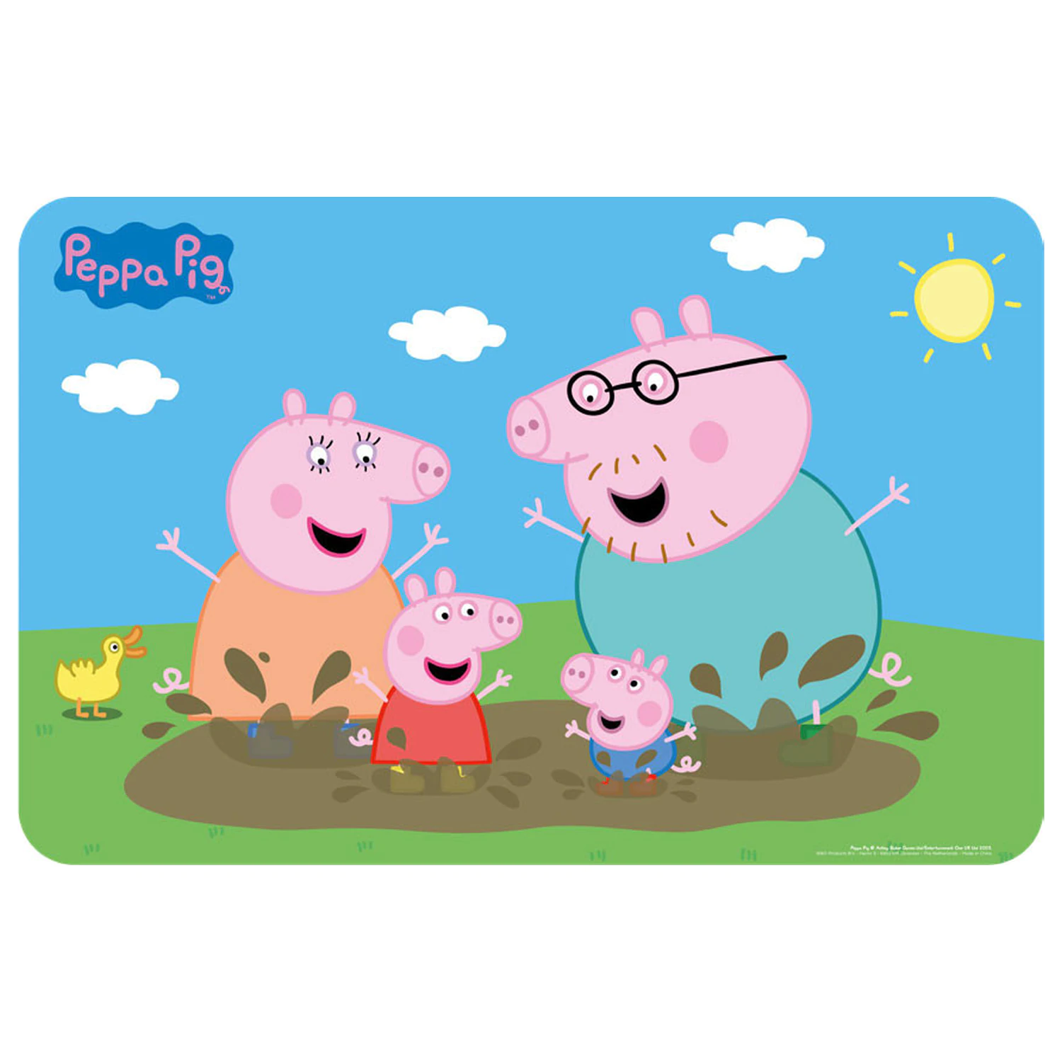Peppa Pig Mud Bath Placemat 43x28 cm product photo