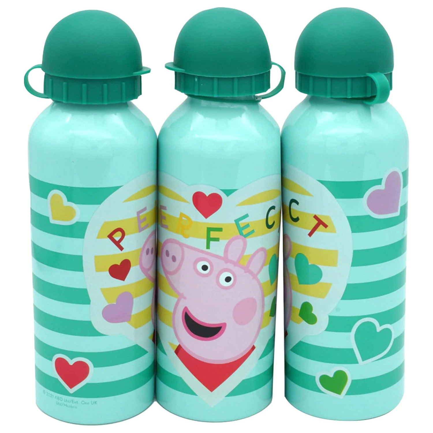 Peppa Pig Perfect aluminum water bottle with drinking cap 500 ml product photo