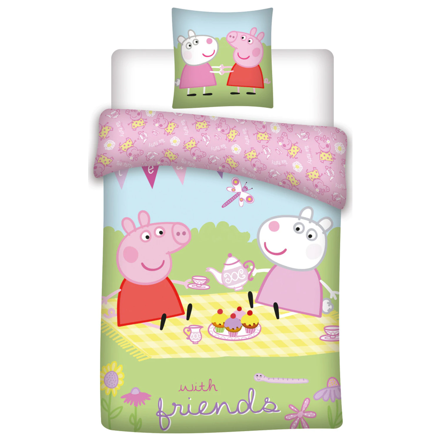 Peppa Pig Picnic children's, preschool duvet cover product photo
