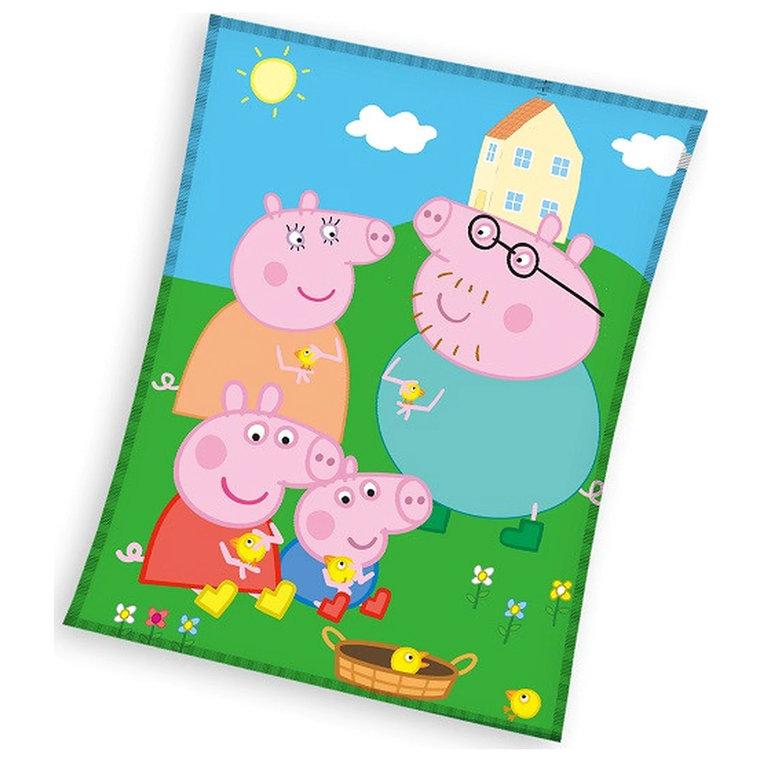Peppa Pig Picnic Fleece Blanket product photo