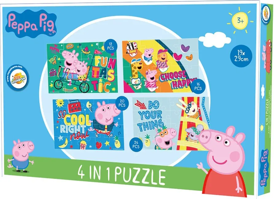 Peppa Pig 4-in-1 Jigsaw Puzzle product photo