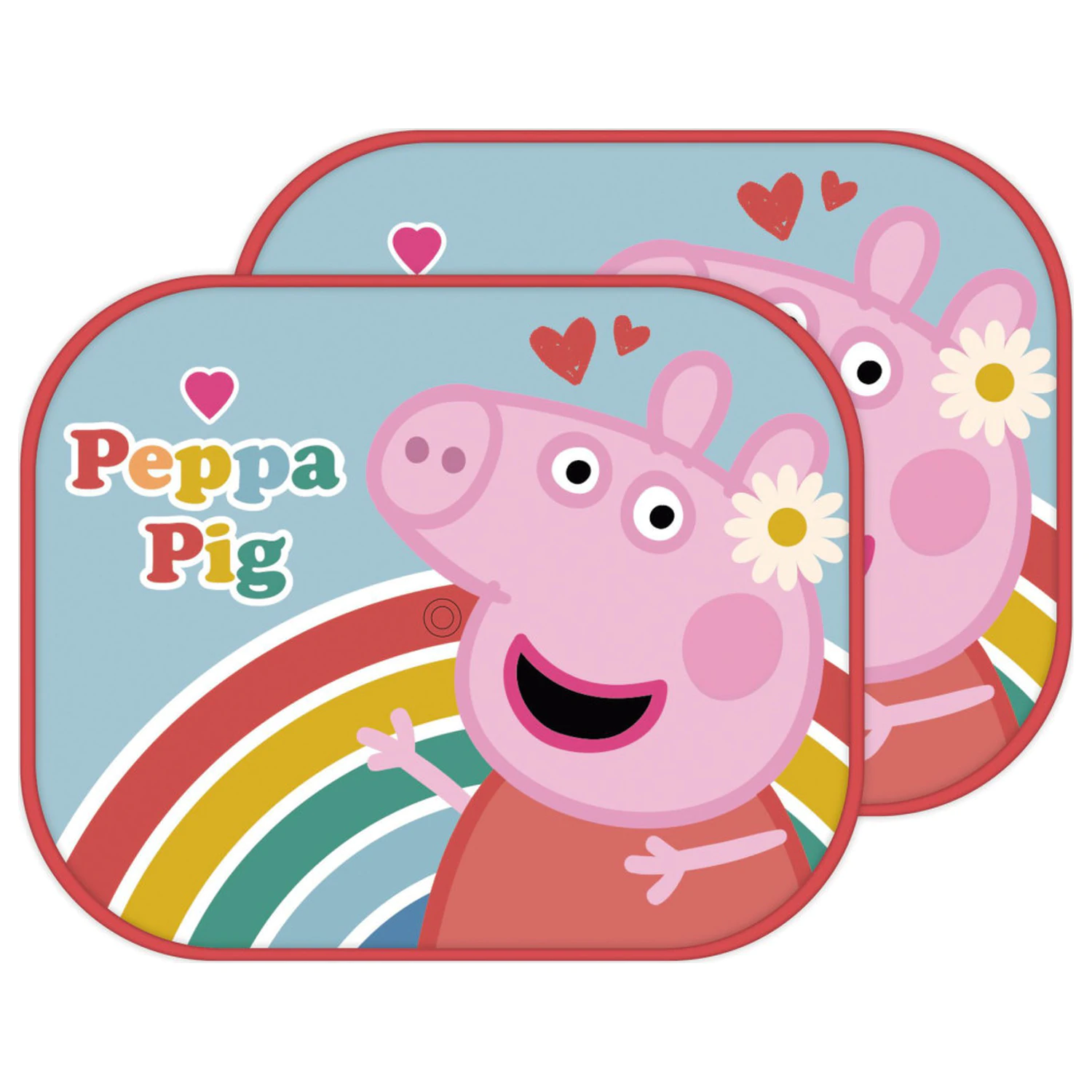 Peppa Pig Rainbow sunshade for windows, 2 pcs product photo