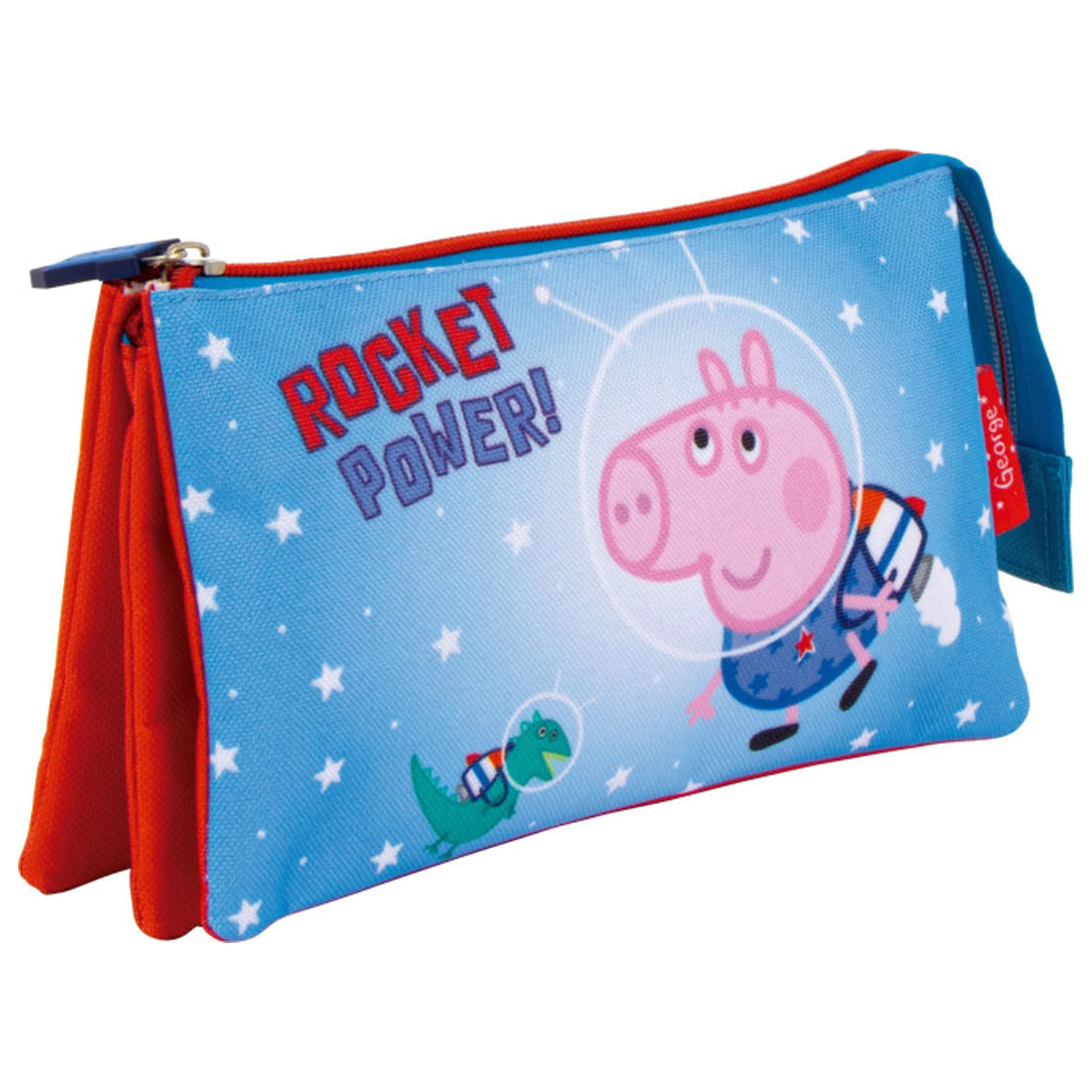Peppa Pig Rocket 3-compartment Pencil Case 21 cm product photo
