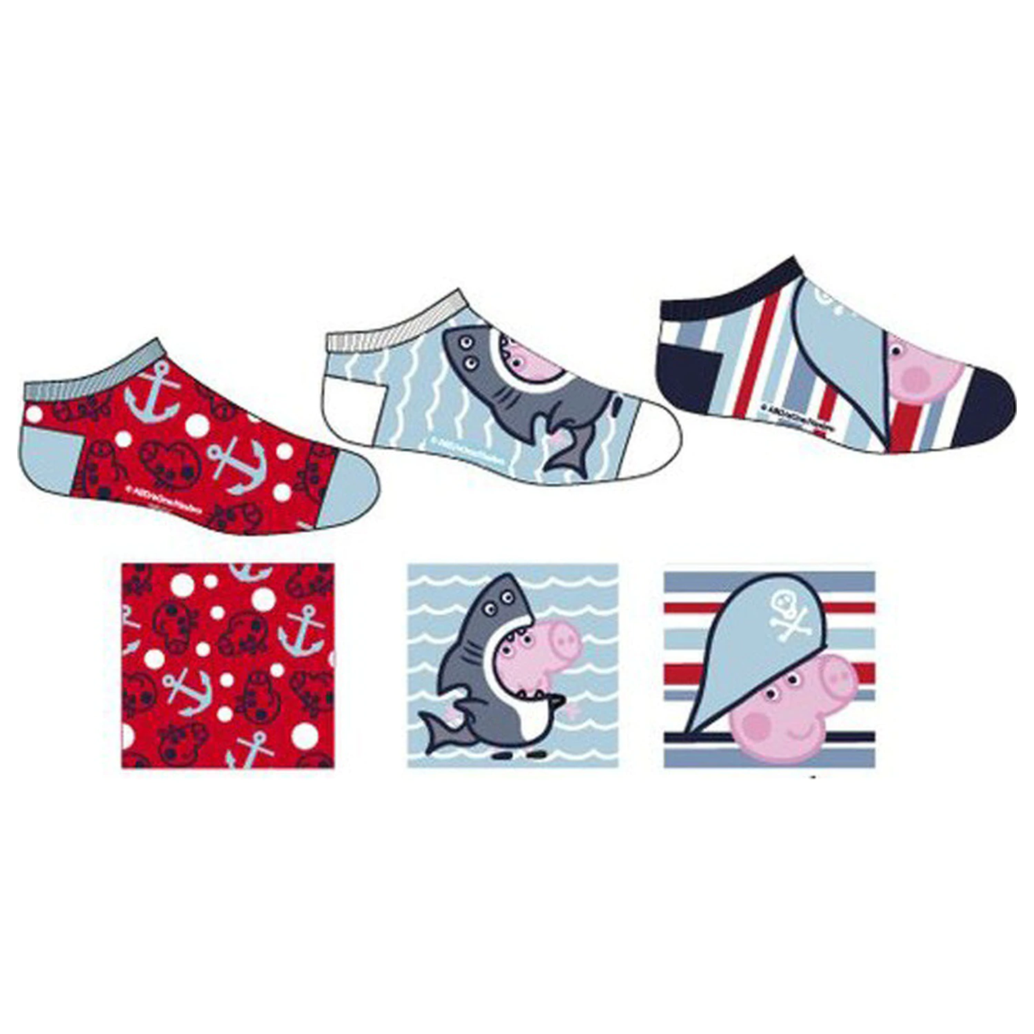 Peppa Pig Sea children's secret socks 31/34 product photo