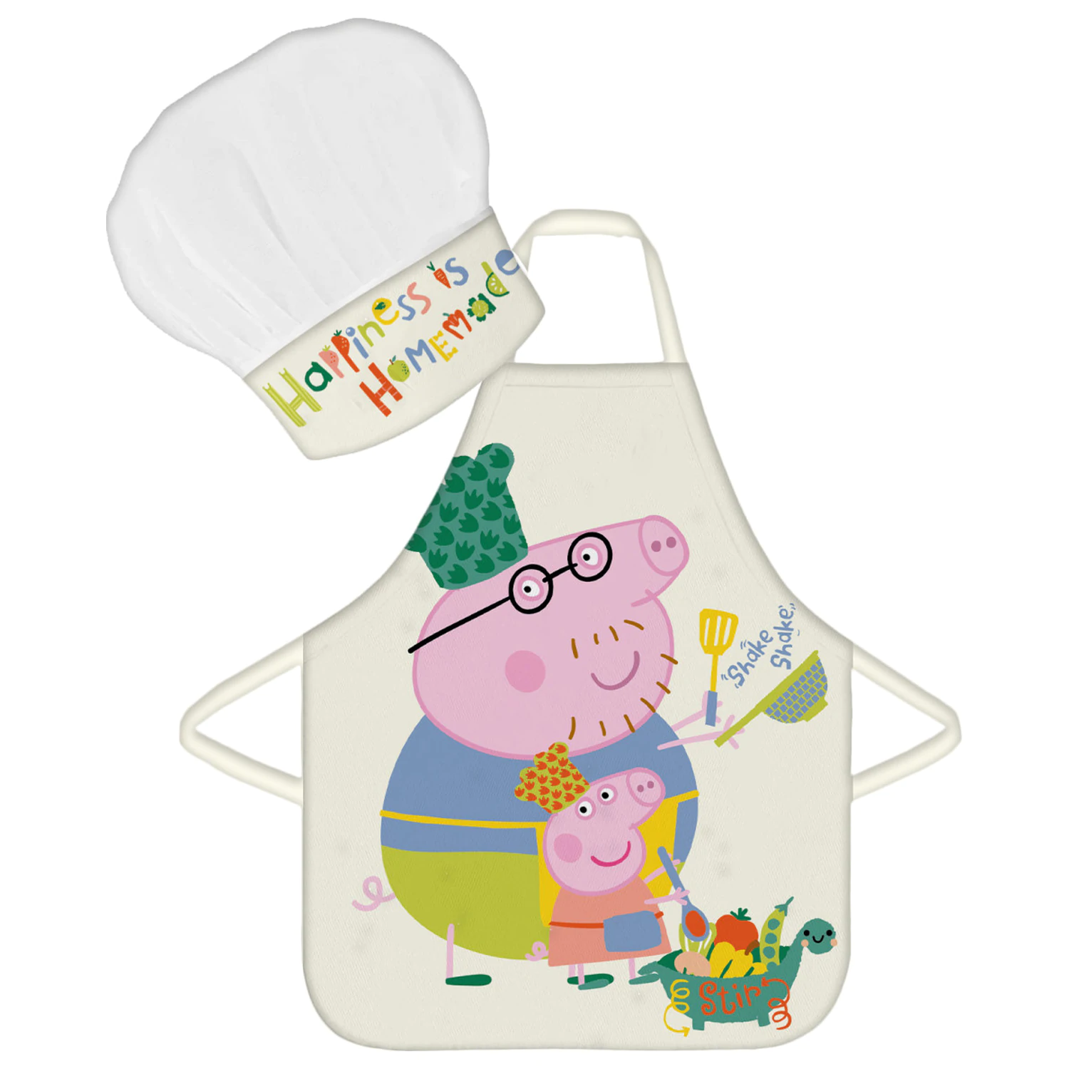 Peppa Pig Shake Kids Apron 2-piece Set product photo