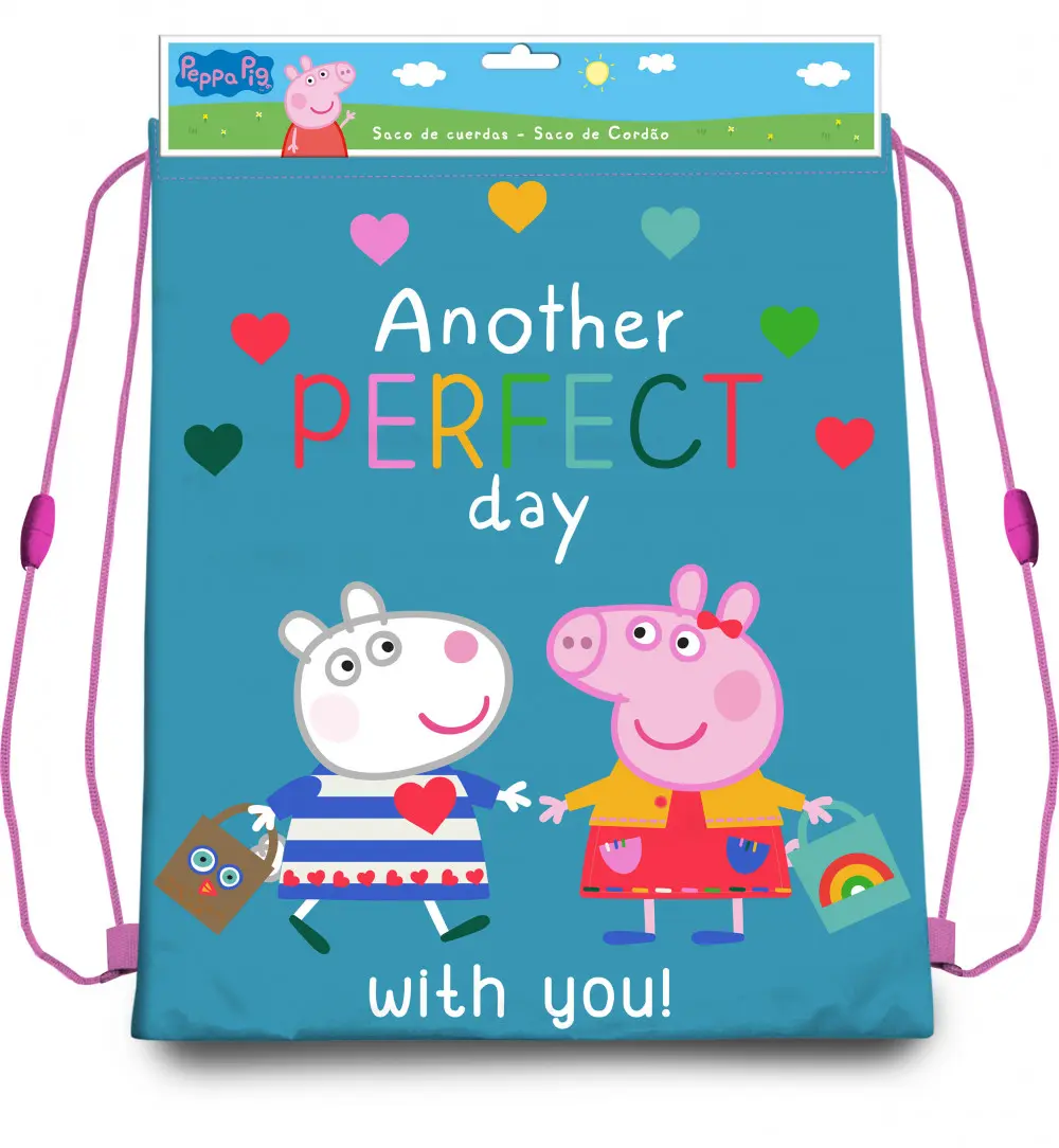 Peppa Pig Sports Bag Drawstring Bag 40 cm product photo