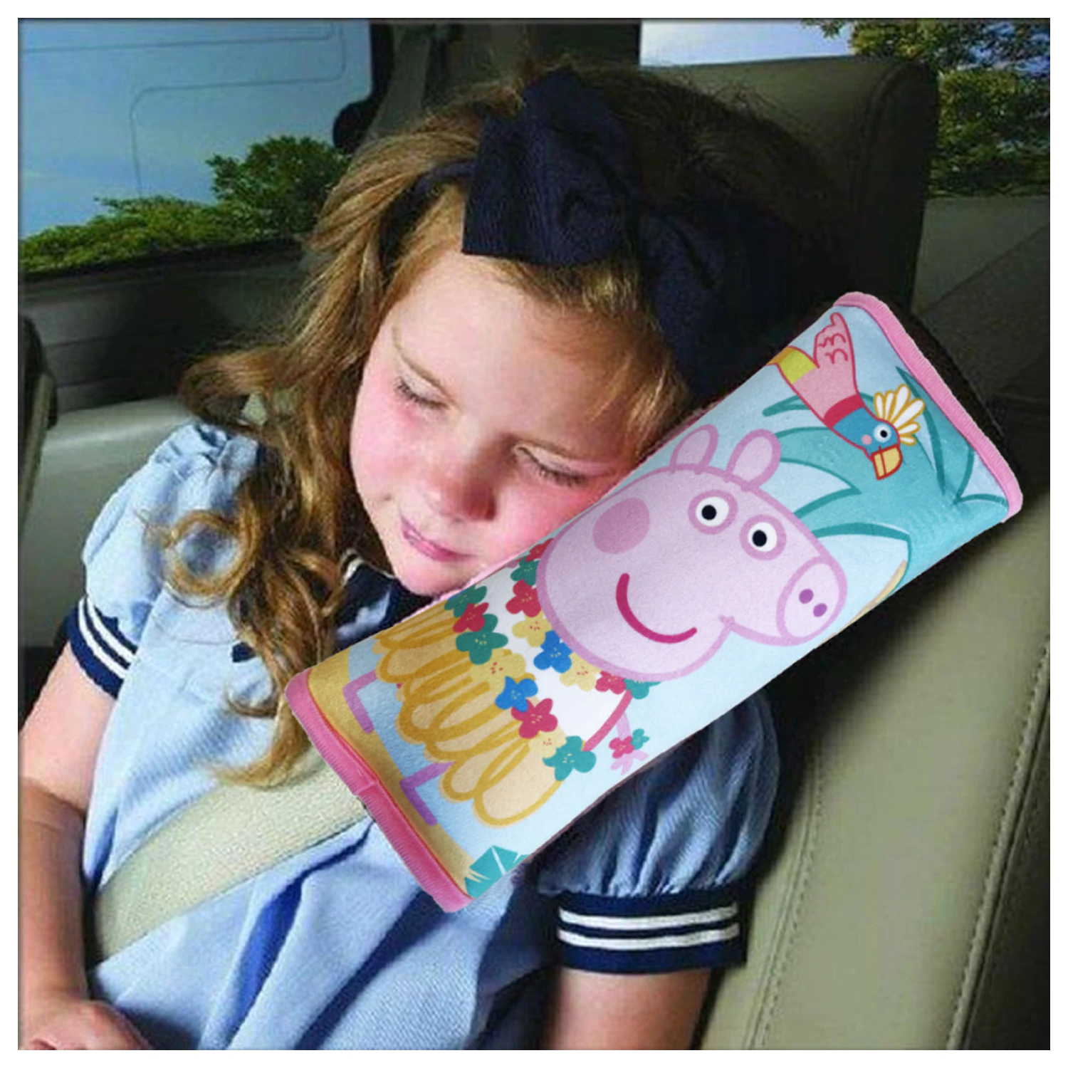 Peppa Pig Summer Seatbelt Protector Cushion product photo