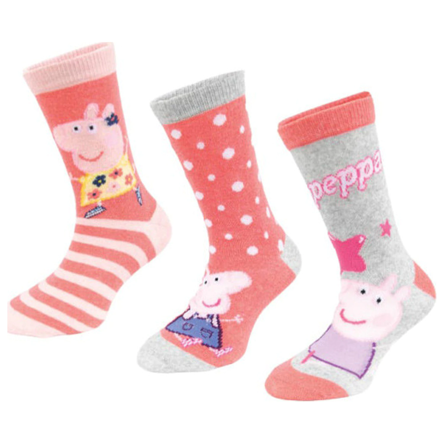 Peppa Pig White Stars children's socks 31/34 product photo
