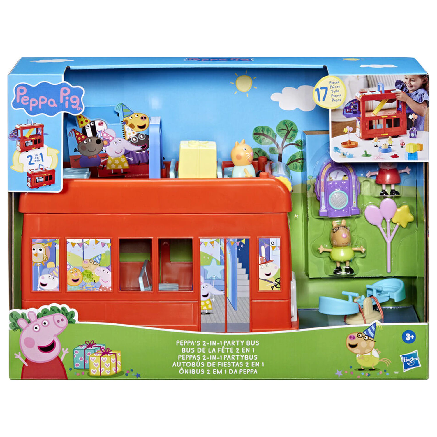 Peppa Pig 2-in-1 Party Bus playset product photo