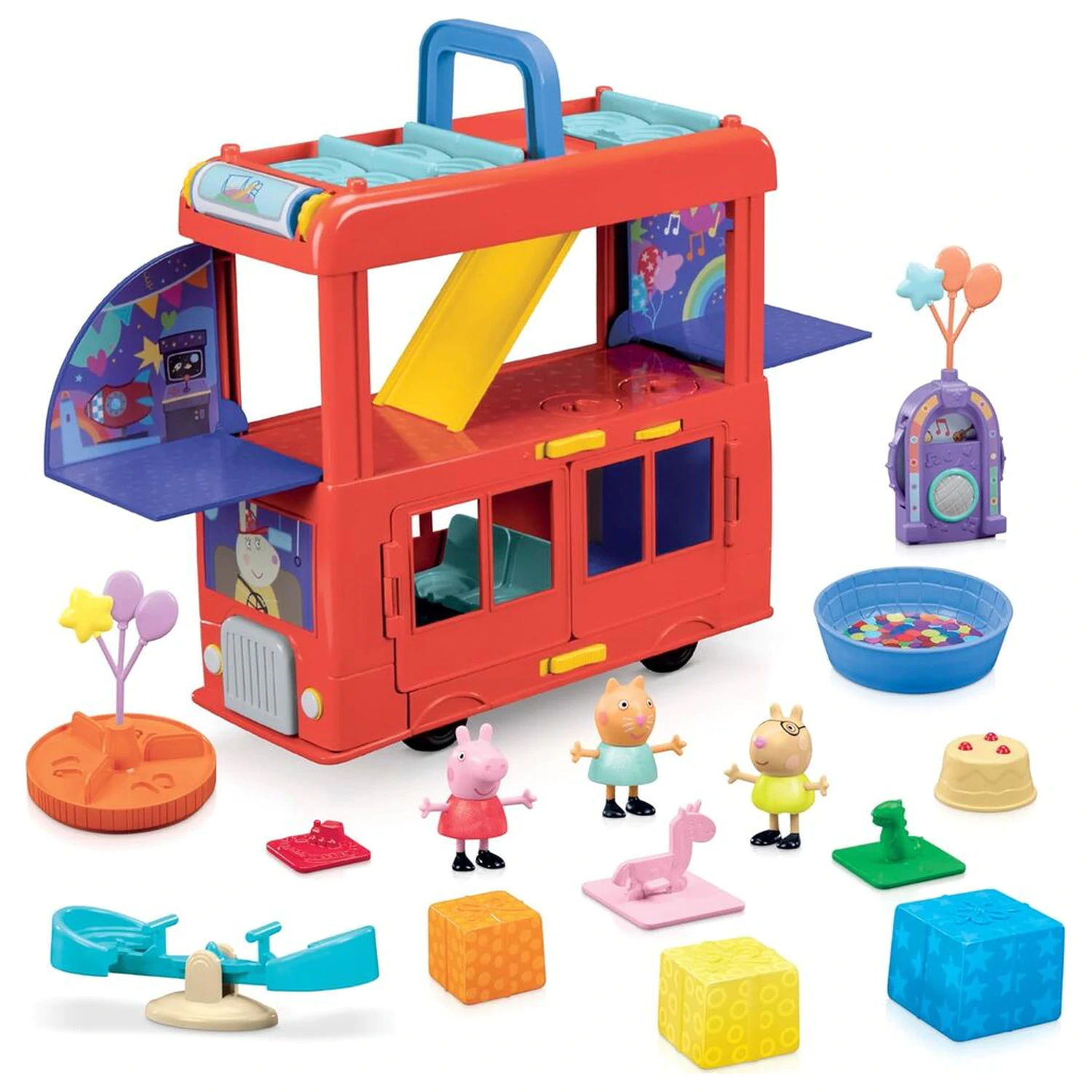 Peppa Pig 2-in-1 Party Bus playset product photo