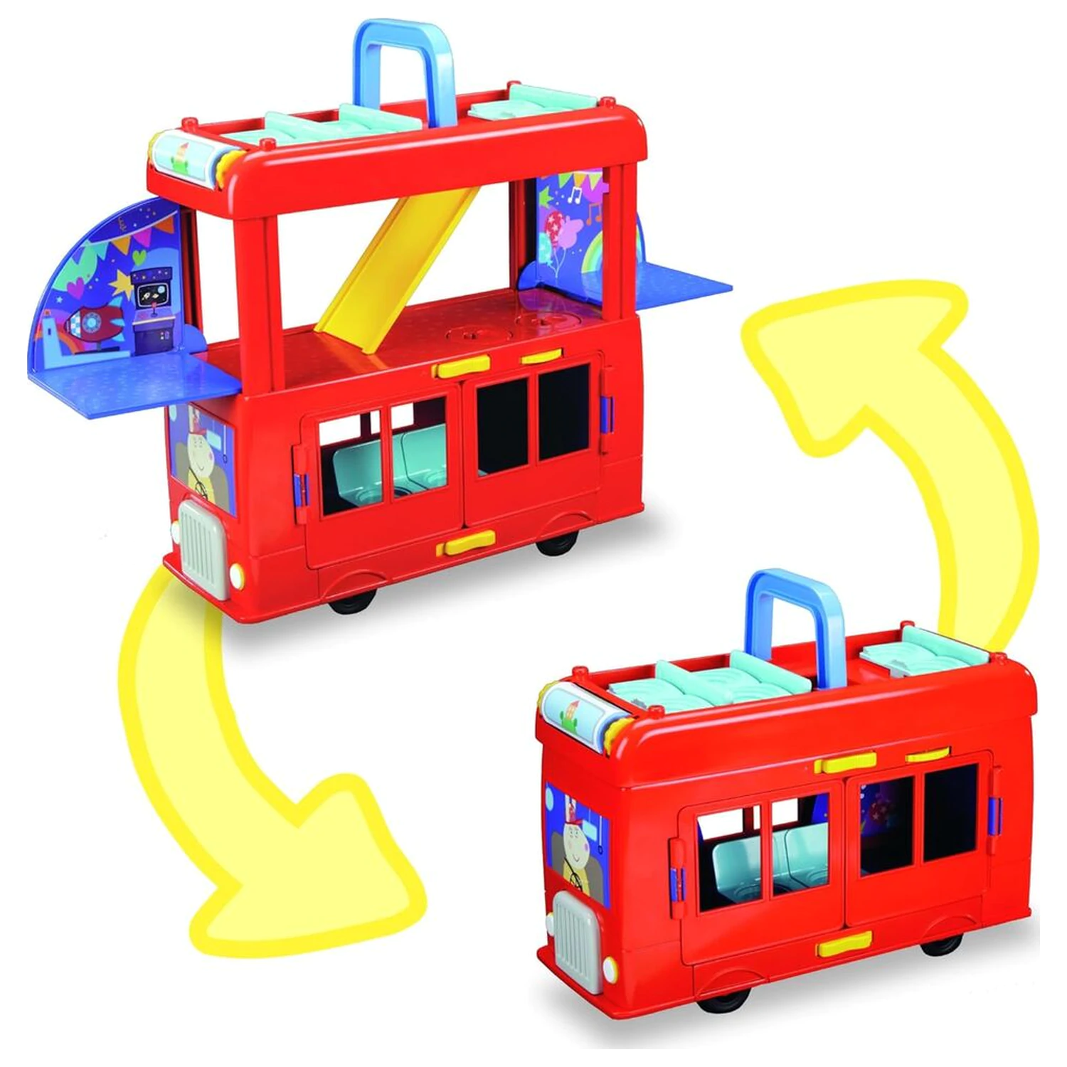 Peppa Pig 2-in-1 Party Bus playset product photo