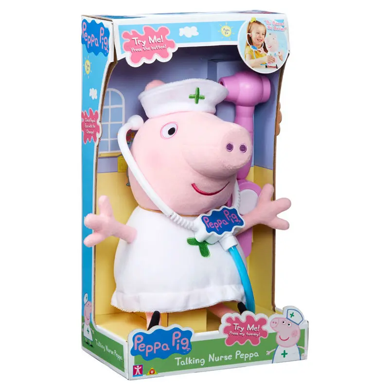 Peppa Pig Talking Nurse plush toy product photo