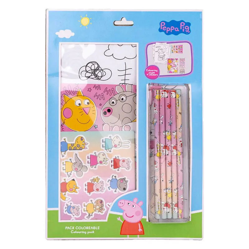 Peppa Pig Colouring stationery set product photo