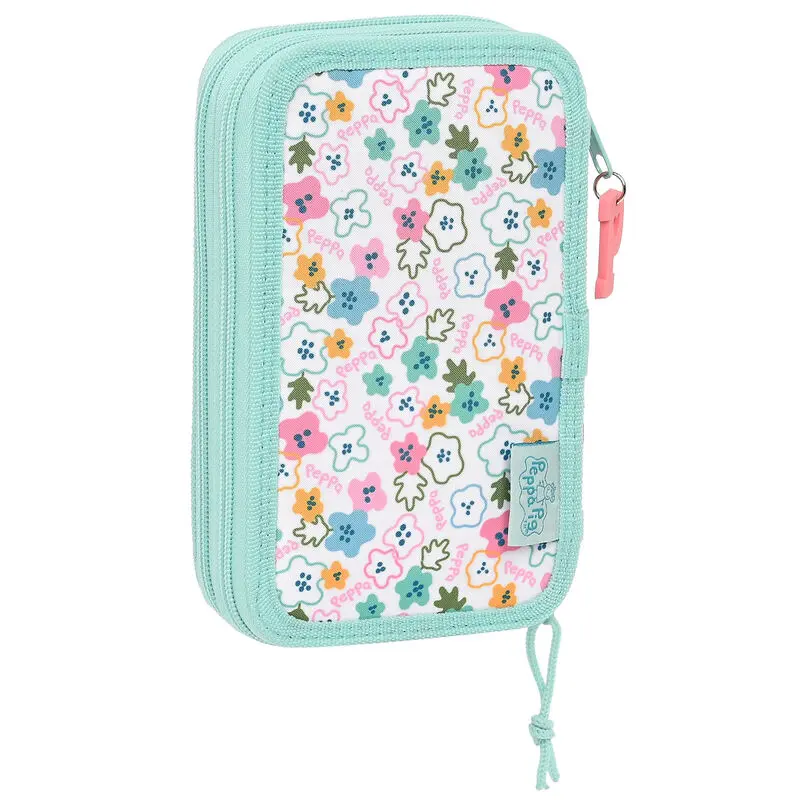 Peppa Pig Cosy Corner double pencil case 28pcs product photo