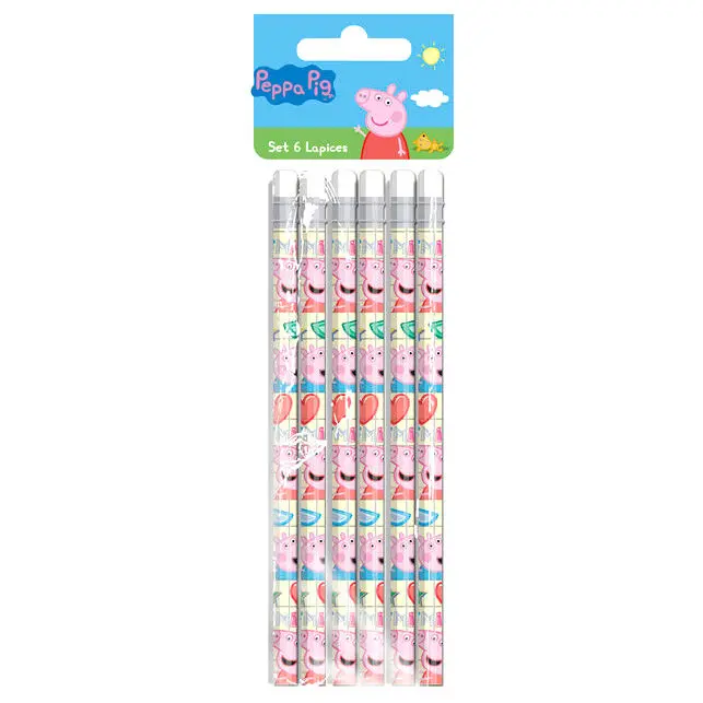 Peppa Pig set 6 pencils product photo